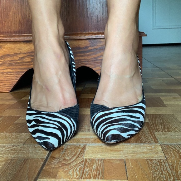 Zebra hair pumps - Picture 1 of 12